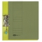 Dosar cu capse Elba Smart Eyelet A4 1/1, carton manila 250g/mp, Blue Angel, capacitate 200 file, diverse culori verde